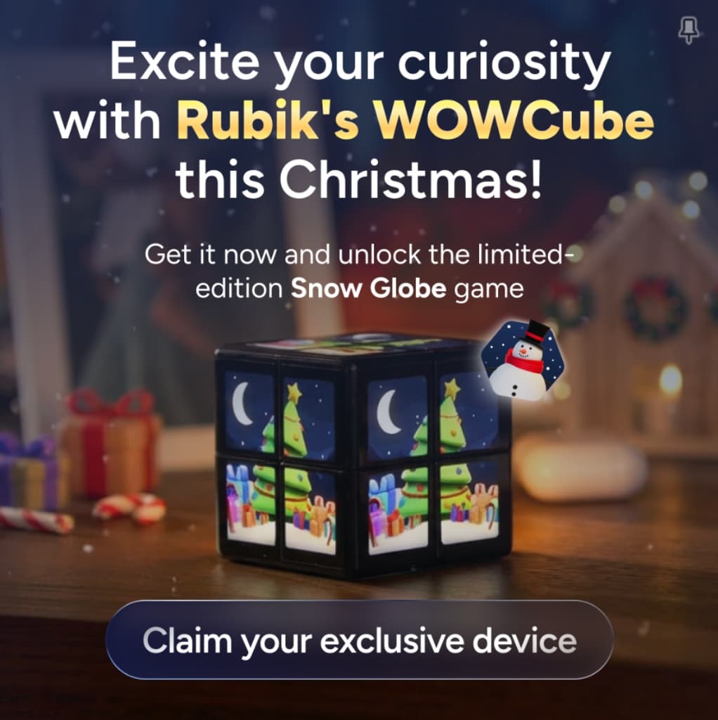 Rubik's cube product shot